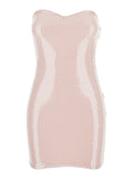 Mini Dress Siwa Paillettes Pink With Silk Sequins For Women