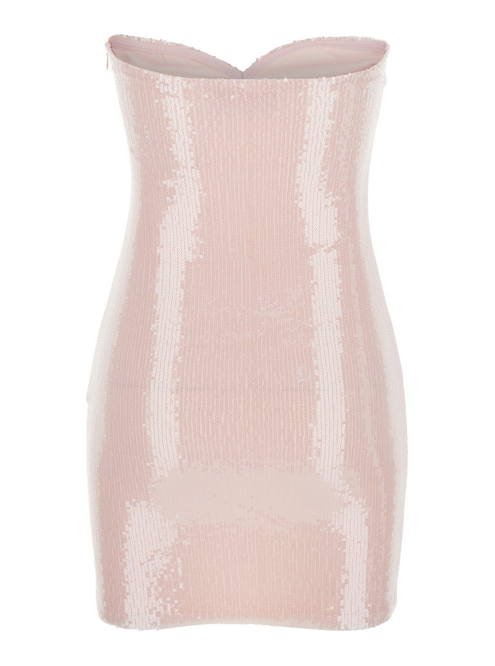 Mini Dress Siwa Paillettes Pink With Silk Sequins For Women