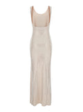 Helios Pink Long Sleeveless Dress With All-Over Sequins Decoration Tech Fabric For Women - IT 42