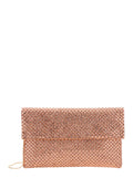 Handbag Morna with Crystal Details in Metallic Leather for Women Hand Bags