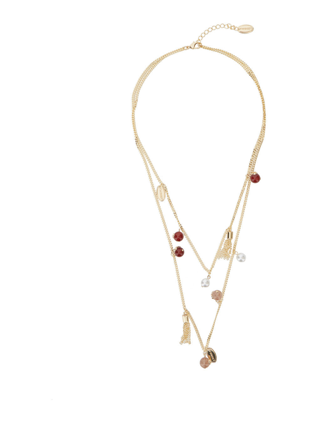 Necklace Metallic with Brass Details for Women Necklaces