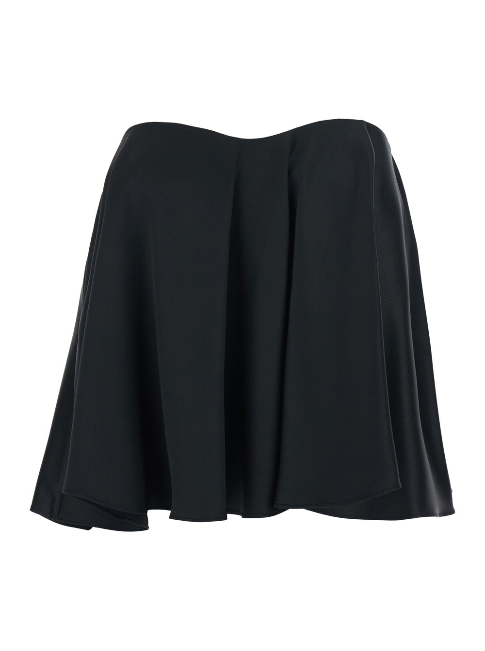 TOP Black Acetate Polyester Tops