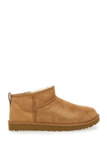 Mens Ultra Mini Suede Brown Boots Leather Ankle