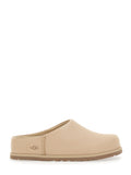 W OTZO CLOG Beige with Simple Design in Leather for Women Flat Shoes