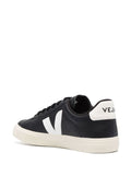 Sneaker Campo with Black and White Vegan Leather Logo Unisex Organic Traced