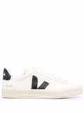 Sneaker Campo with Vegan Leather Logo in White and Black Unisex Organic Traced