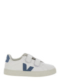 SMALL ESPLAR - White Sneakers with Colorful Leather Details Kids Organic Traced