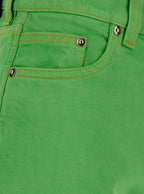 Jeans CAPRI LOOK1 Green with Iconic Details in Cotton Men - 26