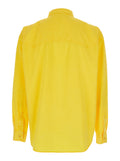 Yellow Western Over Shirt With Cotton Details For Women And Blouses