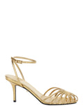 BLAKE 75 HF - Metallic Pumps with 7.5 cm Heel Leather Women Calf Heels