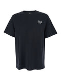 Black T-Shirt with Embroidered Logo on the Front In Cotton for Women Biologic Tshirts And Polo Shirts