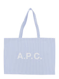 Shopping Diane 2.0 Blue - Cotton Tote Bag Light