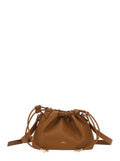 Ninon Mini Brown Crossbody Bag With Engraved Logo On The Front And Adjustable Strap Ecoleather Woman