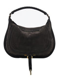 Brown Shoulder Bag Marcie Medium in Suede for Women Leather