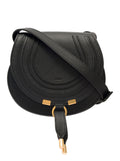 Small Marcie Leather Crossbody Bag for Women Black