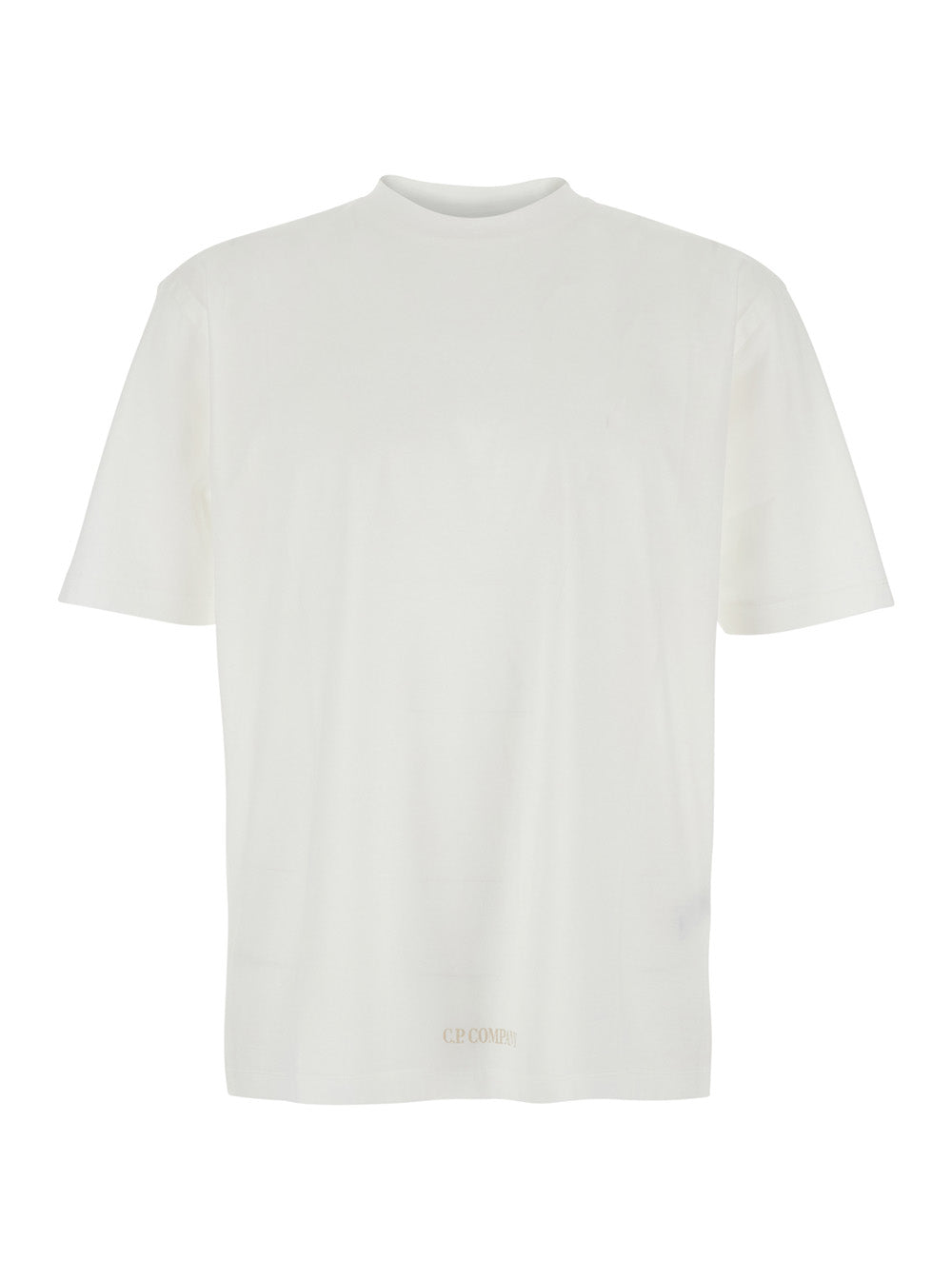 T-Shirt 0 GRAVITY White with Round Neck and Short Sleeves in Cotton Men Tshirts Polo Shirts