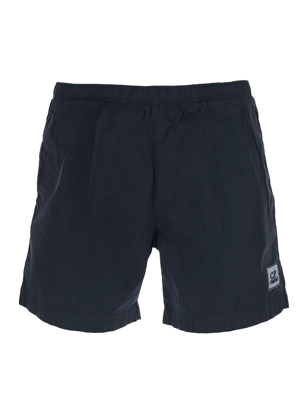 Blue Swim Shorts With Logo On The Front In Tech Fabric Men Blu Polyamide Beachwear