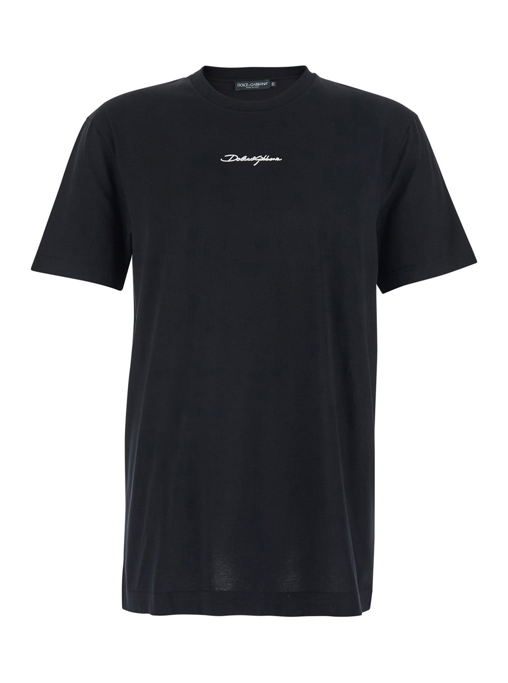 T-shirt G8RN8ZG7P0CN0000 Black with Logo on the Front in Cotton for Men Tshirts And Polo Shirts