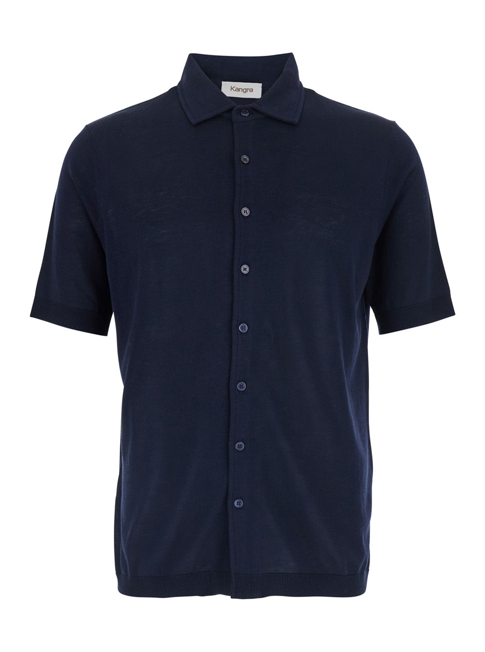 F.16gg Short Sleeve Shirt Blue Blu And Blouses
