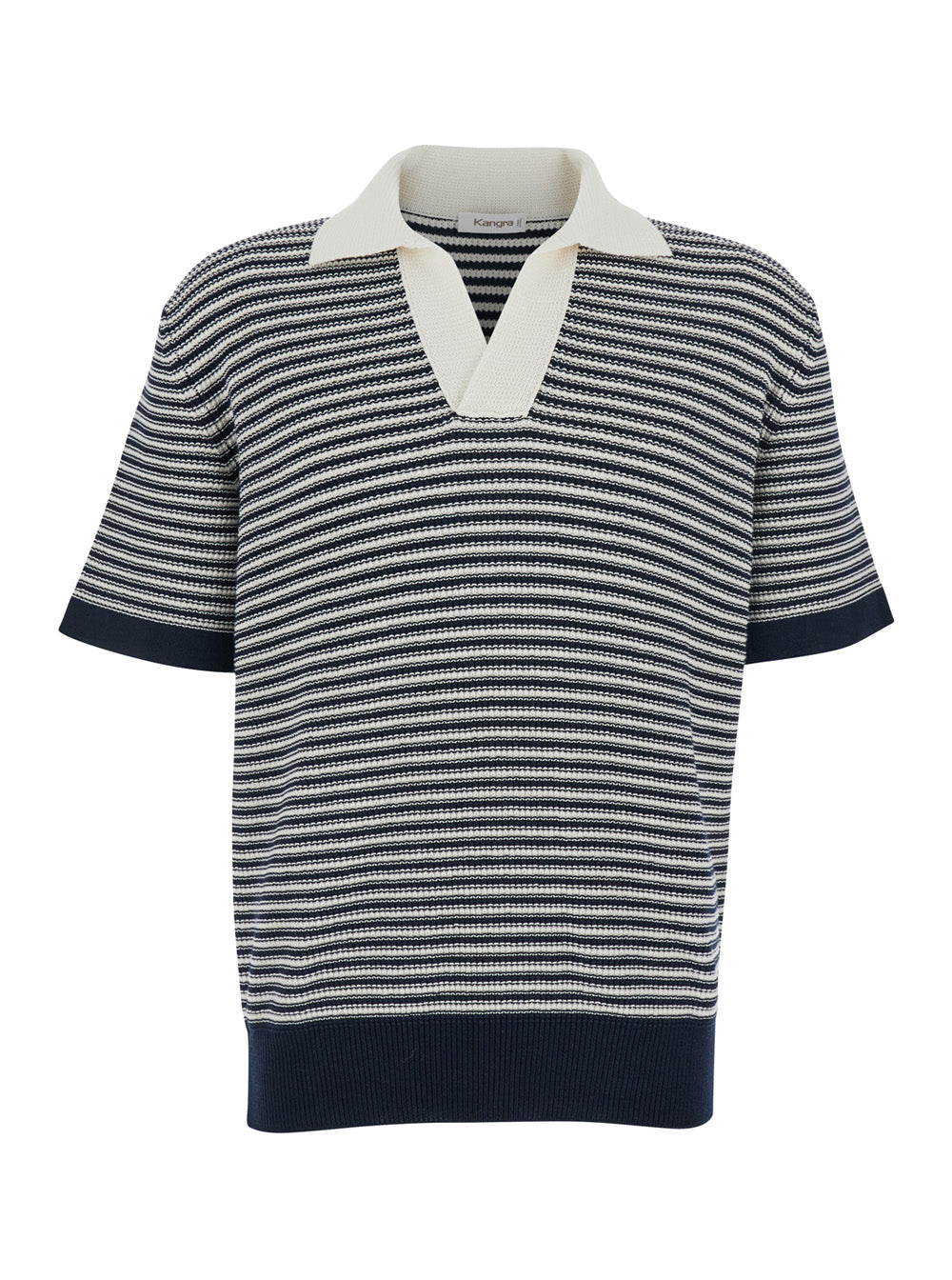 STRIPED POLO M-M - Short-sleeve with multicolored horizontal stripes Cotton Men Multicolor Tshirts And Shirts