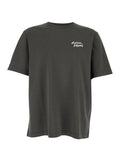 Brown Cotton Crew Neck T-shirt with Logo for Men Organic Tshirts And Polo Shirts