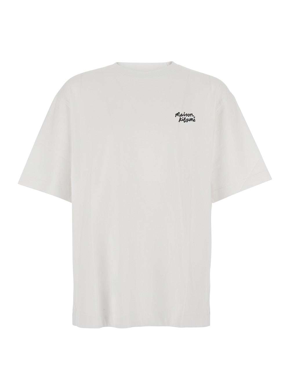 White Oversized T-Shirt With Handwriting Cotton For Women Organic Tshirts And Polo Shirts