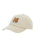 Hat FOX HEAD White with Embroidered Logo in Cotton for Men And Gloves