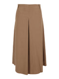 Skirt Gn169psafari With Pleated Details Beige Women