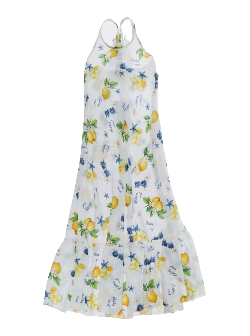 Dress 19g91370289914 White With Elegant Details Cotton Women