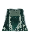 Marylin Green Skirt With Mesh Details And Flared Hem Tech Fabric For Women