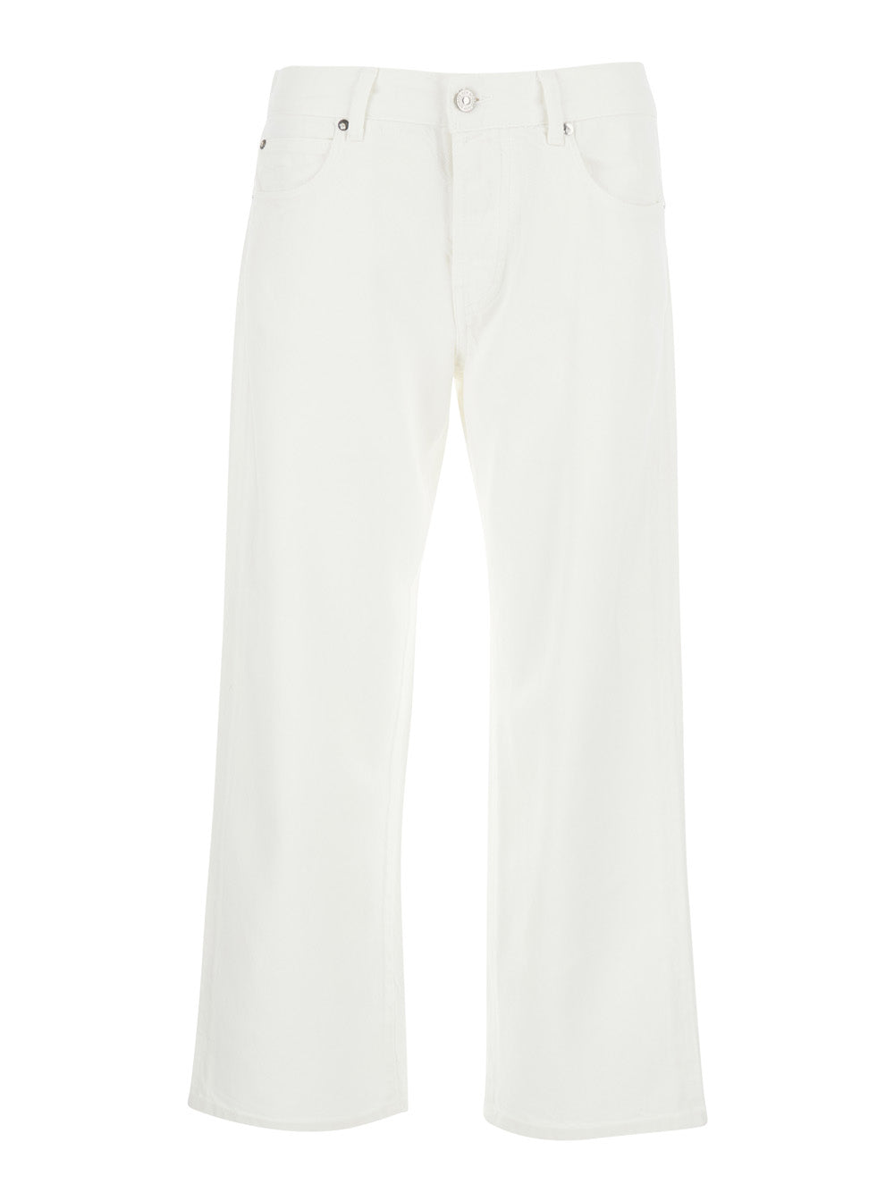 JS) New Oskar WOMAN Light Bull Tencel Old Reverse Optic White Jean