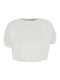 Shirt Sh) Puff With Sleeves In White For Women And Blouses