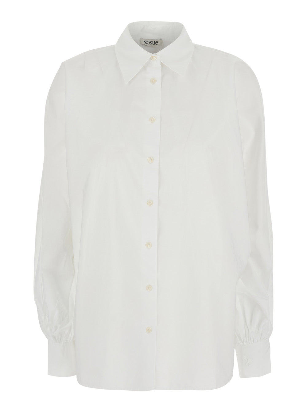 Classic White Cotton Shirt For Women And Blouses