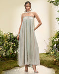 Multicolour Embellished Dress With Stole By KYNAH, Luxury Indian Fashion & Bridal Wear