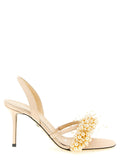 Mach & Mach Floating Pearl Sandal — Beige