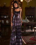 Black Multi-Coloured Sequin Sharara Set By KYNAH, Luxury Indian Fashion & Bridal Wear