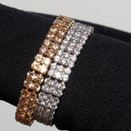 Pulsera con Circonita Brillante acabado plata - Matka