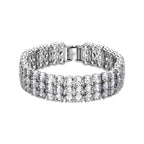Pulsera con Circonita Brillante acabado plata - Laiko