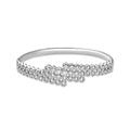 Pulsera con Circonita Brillante acabado plata - Shaxba