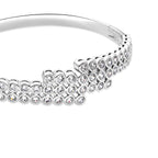 Pulsera con Circonita Brillante acabado plata - Shaxba