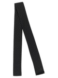 Tom Ford Micro Polka Dot Silk Scarf — Black
