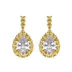 Pendientes con Padparadscha acabado plata - Welo