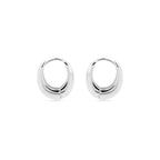 Pendientes con - acabado plata - Mickra