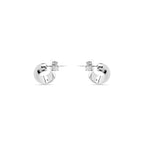 Pendientes con - acabado plata - Metha