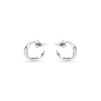 Pendientes con - acabado plata - Hellax