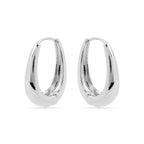 Pendientes con - acabado plata - Luya