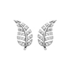 Pendientes con Circonita Brillante acabado plata - Tatsy