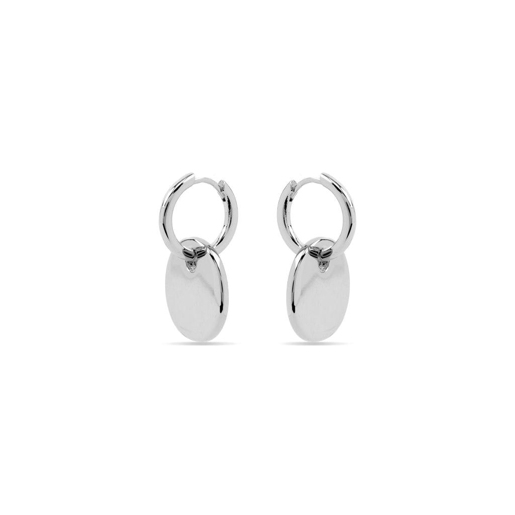 Pendientes con - acabado plata - Lieb