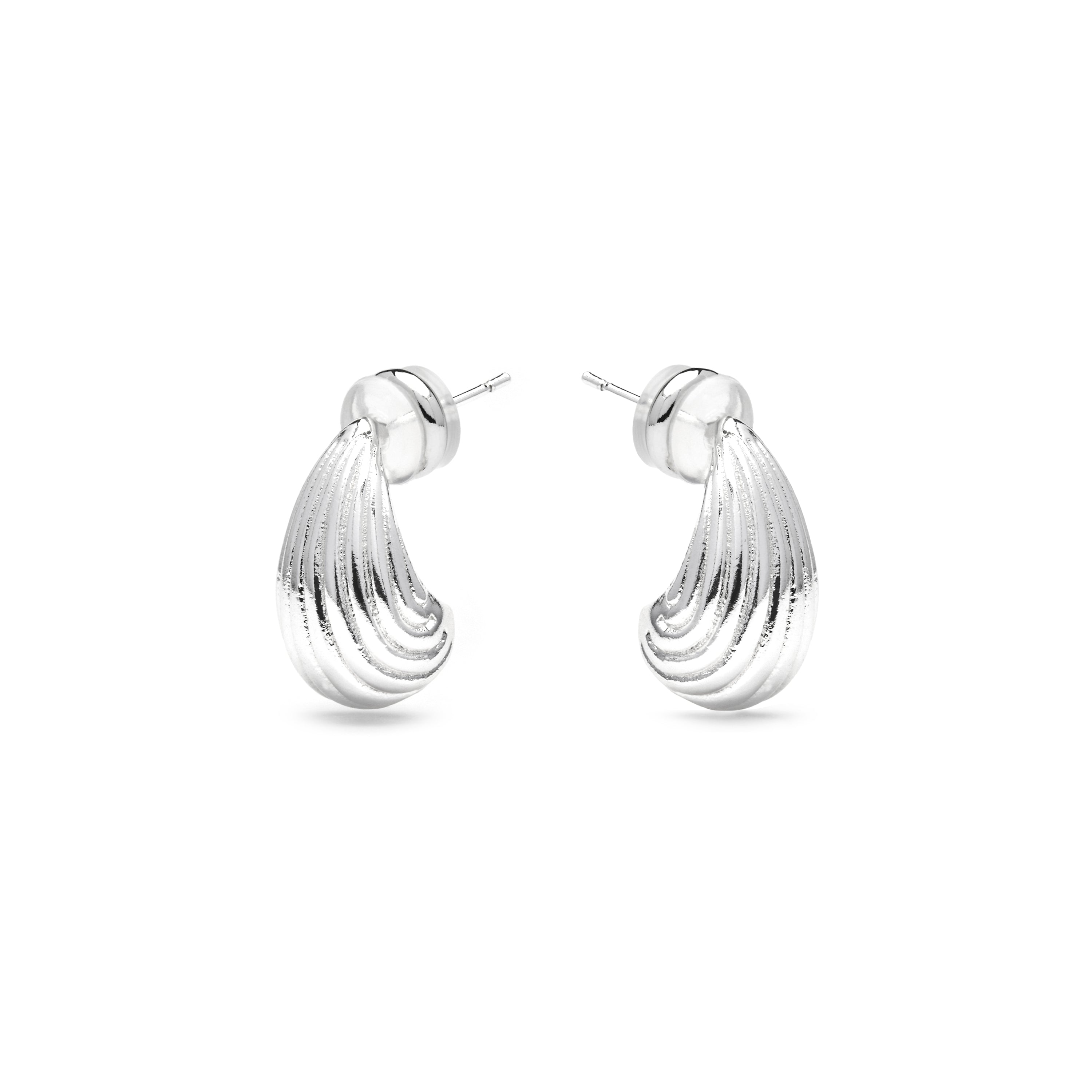 Pendientes acabado plata - Overin