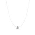 Collar con Circonita Brillante acabado plata - Goyrys